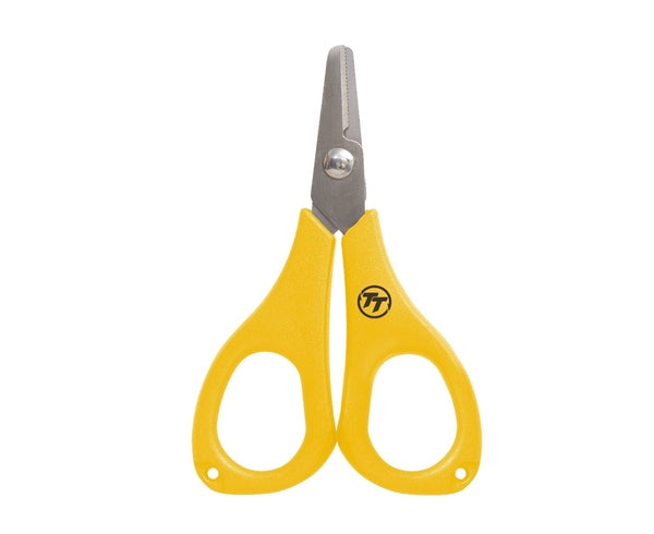 TT Fishing Yellow 4 Inch Stainless Steel Braid Scissors - Braided Line Scissors