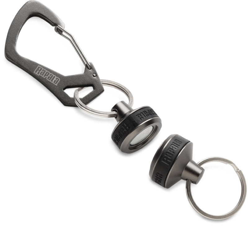 Grey Rapala RCD Magnetic Release Fishing Carabiner