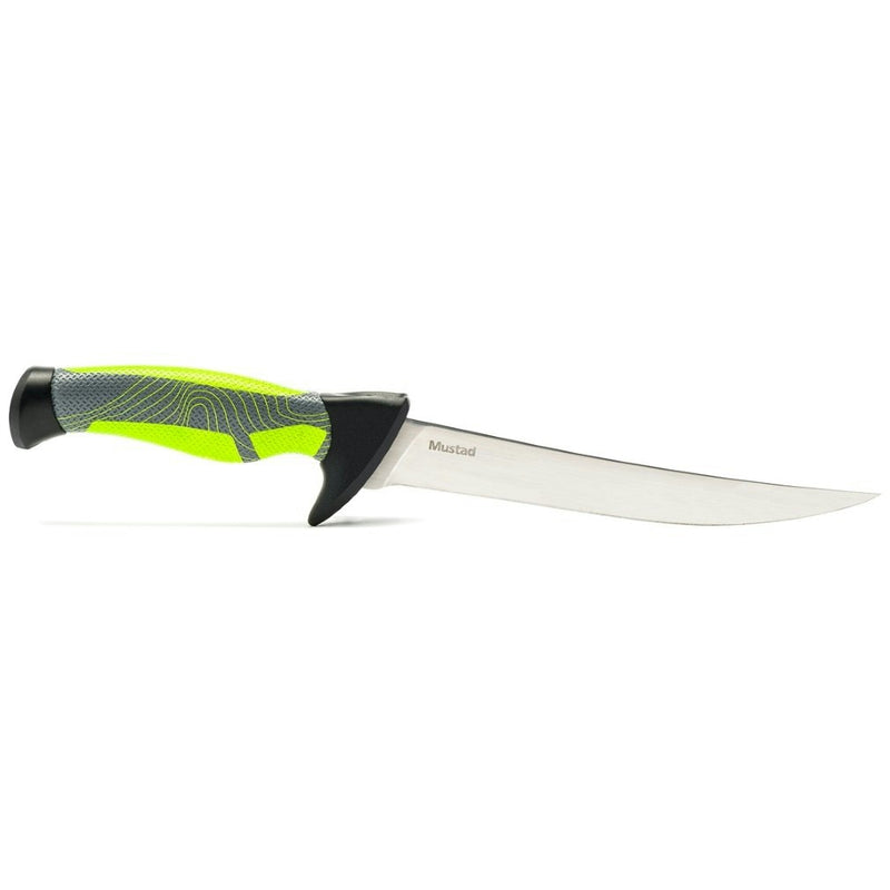 Mustad Green Series 7 Inch Stainless Steel Fillet Knife with Sheath