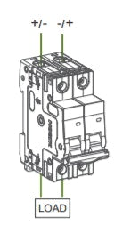 Noark 10A 2-Pole 360V Non-polarised DC Solar Circuit Breaker