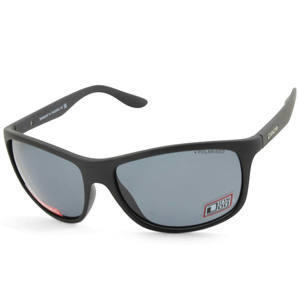 Dirty Dog Quench Satin Black/Grey Polarised Men's Sport Sunglasses 53545