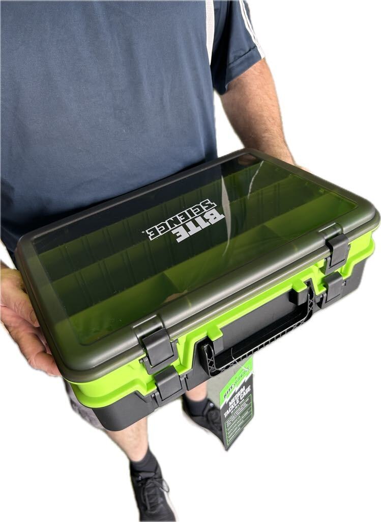 Bite Science Double Sided Medium Fishing Tackle Box