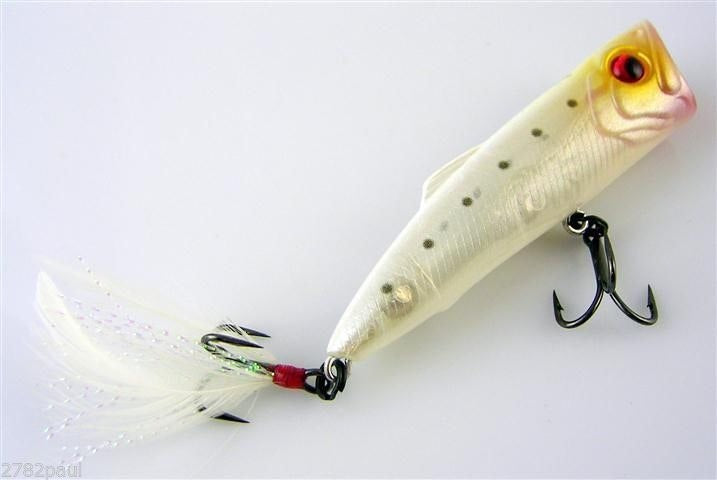 Brand New 50mm  Zerek Poparazzi 4.5 grams Top Water Popping Fishing Lure