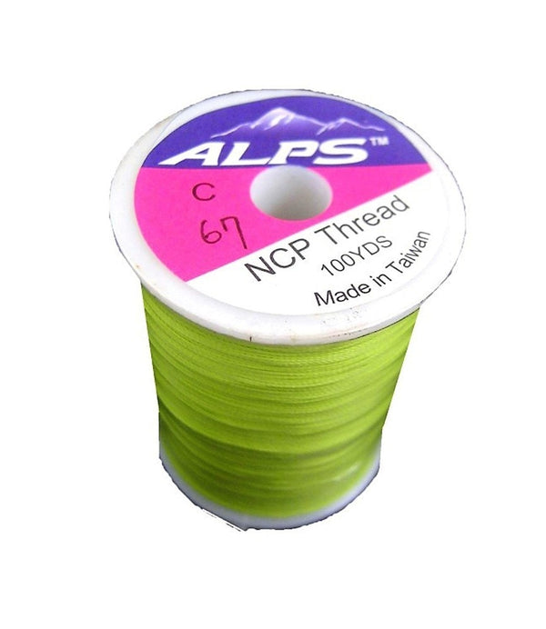 Alps 100yds Spring Green Rod Wrapping Thread-Size C(0.2mm) Rod Binding Cotton