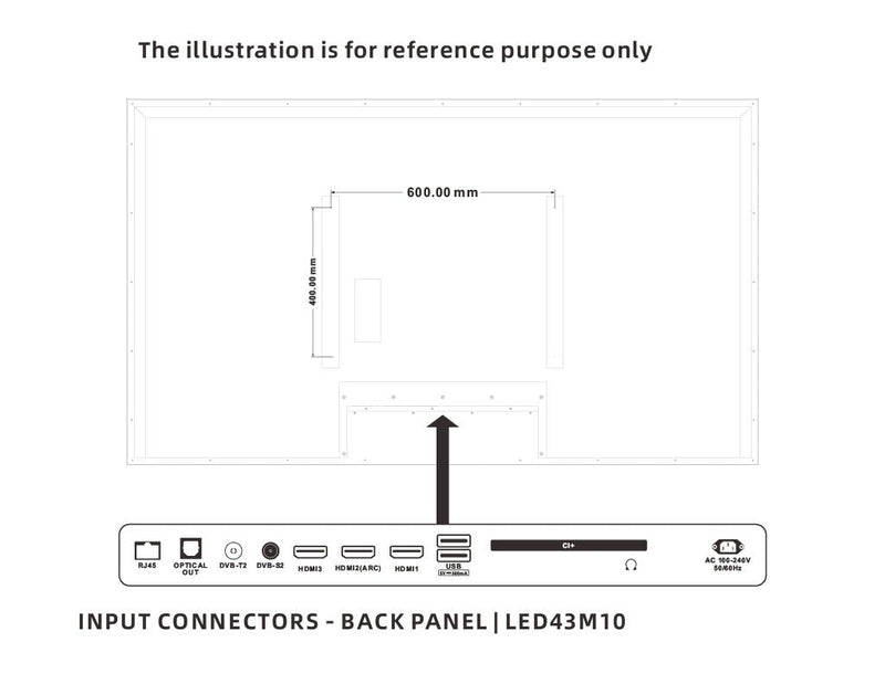 ENGLAON 43’’ 4K Outdoor SMART IP65 Waterproof LED TV for Full Sunshine Areas