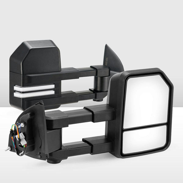 SAN HIMA Pair Towing Mirrors Gen2 for Ford Ranger Wildtrak MK PX XL XLT XLS 2012-MY2021