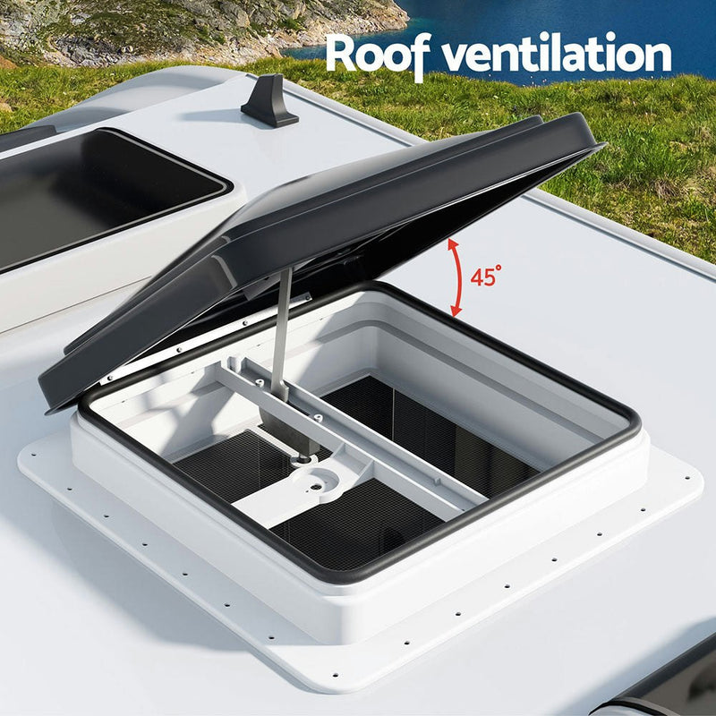 Caravan Roof Vent - Black