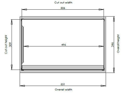 NCE Microwave Bracket (Suit 23L Flatbed Microwave)