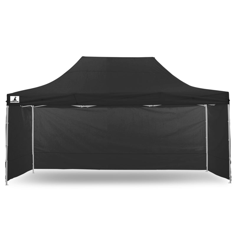 Wallaroo Gazebo Tent Marquee 3m x 4.5m PopUp Outdoor - Black