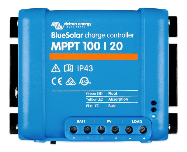 Victron 12/24/48V 20A BlueSolar MPPT 100/20 Non-Bluetooth Solar Charge Controller