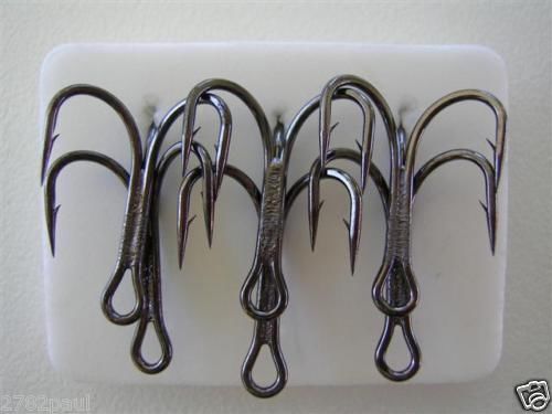 1 Pack of Mustad 36329 3x Strong UltraPoint Treble Fishing Hooks