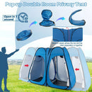 Double Pop-Up Dressing Tent