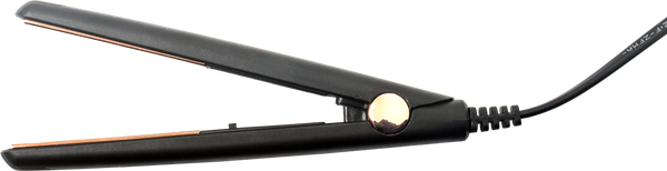 Simply Glam 12V Hair Straightener - Black Rose Gold
