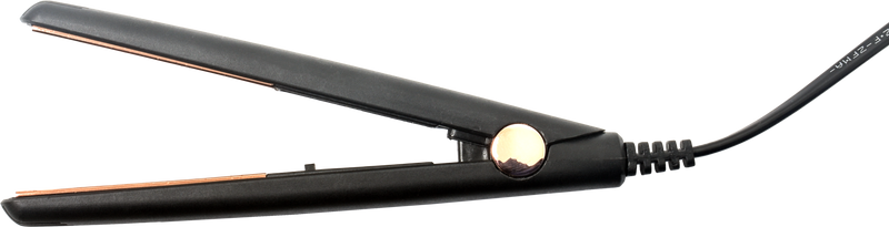 Simply Glam 12V Hair Straightener - Black Rose Gold