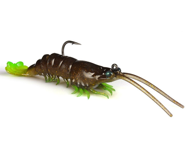 2 Pack of Zman 3.5 Inch PrawnZ Elite Pre-Rigged Soft Bait Lures