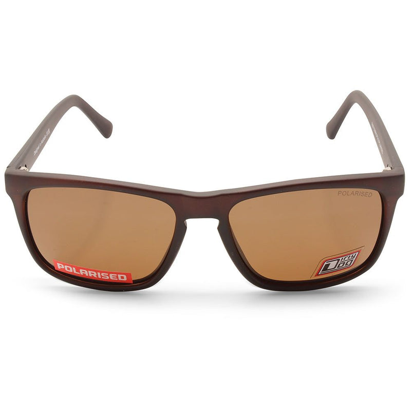 Dirty Dog Ram Matte Brown/Brown Polarised Unisex Sunglasses