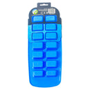 On The Road RV Ice Cube Tray With Cover Blue