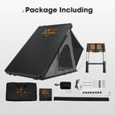 San Hima Kalbarri Lite Rooftop Tent Hardshell With Ladder Grey Camping 4WD 4x4