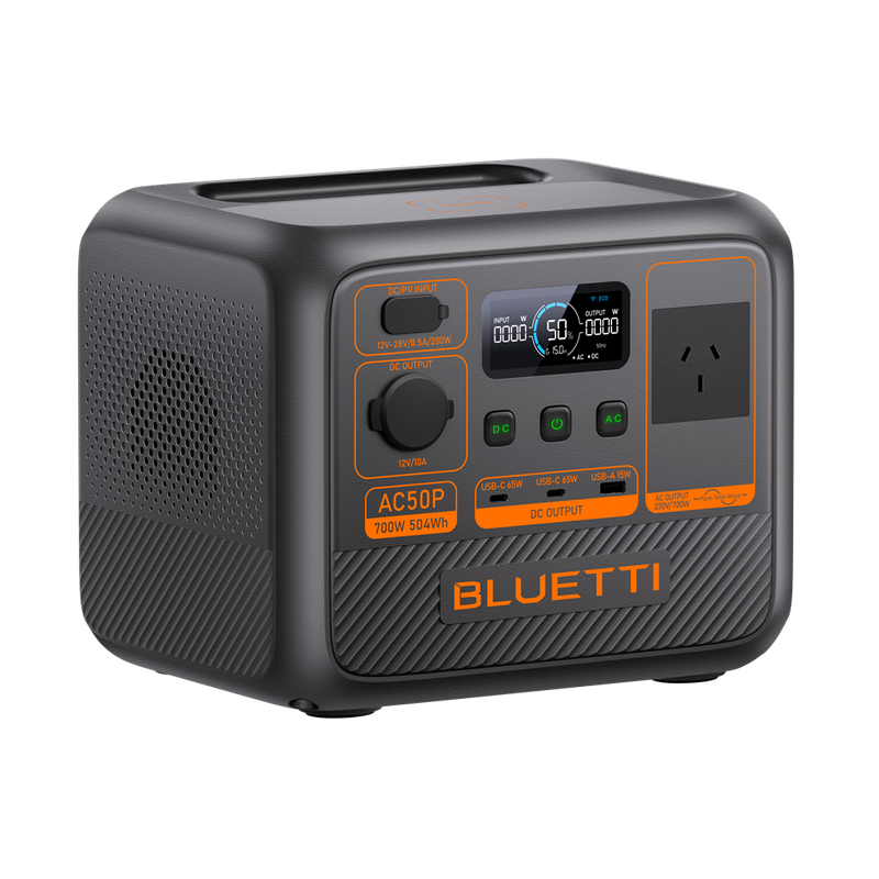 BLUETTI AC50P Portable Power Station | 700W 504Wh 6.9Kg