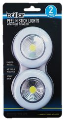 Brillar Peel & Stick Lights with COB LED technology set of 2