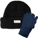 2pc Mens 3M Thinsulate Winter Set - Beanie Hat & Knitted Gloves