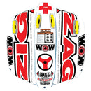 WOW Zig Zag Flex Wing Steerable 1-2 Person Inflatable Ski Tube Biscuit