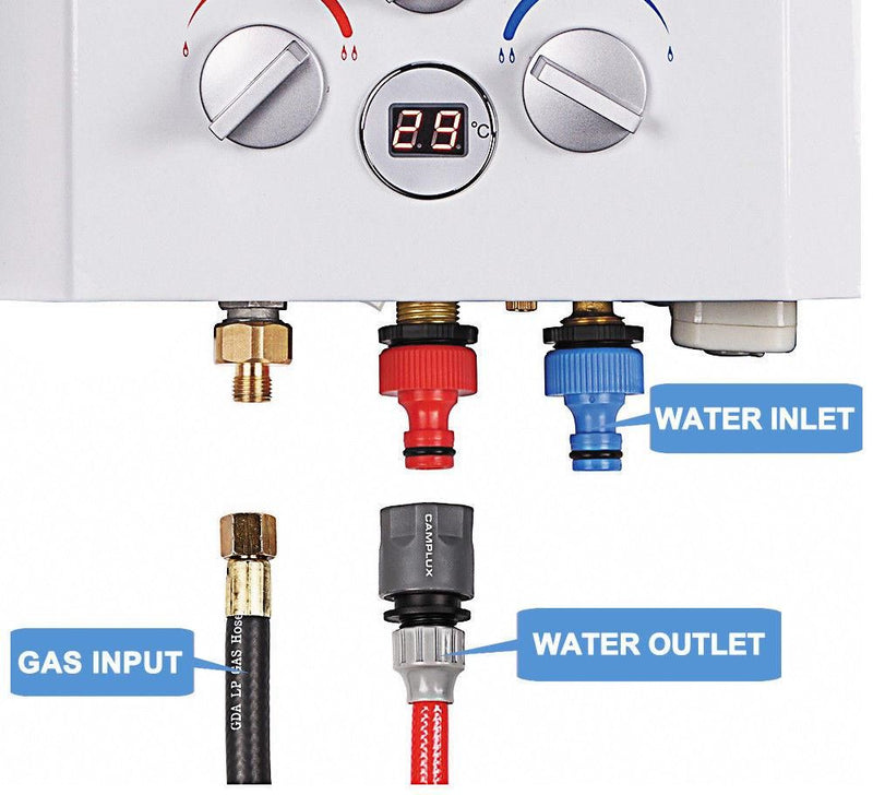 Portable Gas Hot Water Heater with Pump
