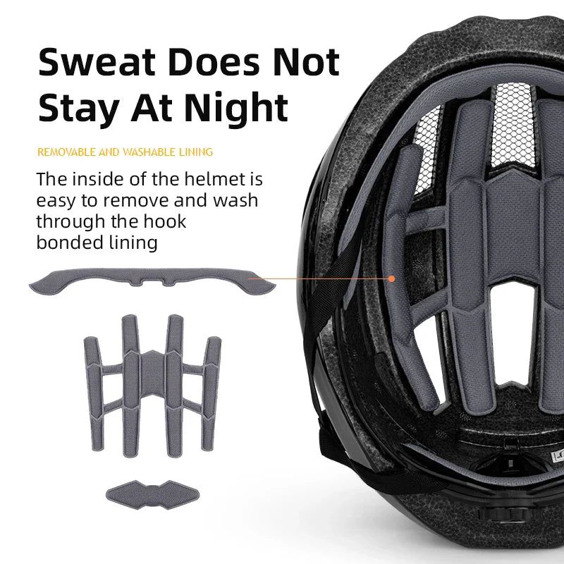 Bicycle Helmet with USB Rechargeable Rear Light Titanium