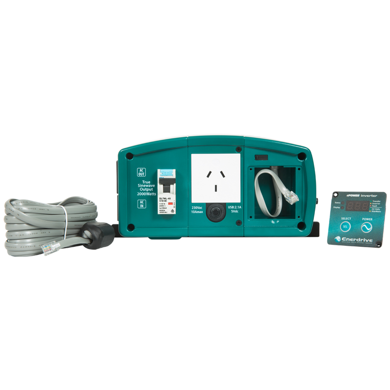 EPOWER 2600W/12V W/RCD & AC TFER Switch