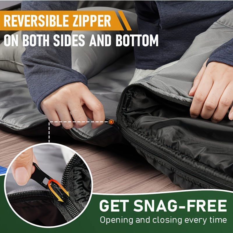 Double Sleeping Bag for Camping and Hiking Couples