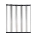 Toque Stainless-Steel Dish Drying Rack Over Sink Kitchen Foldable RollUp Mat