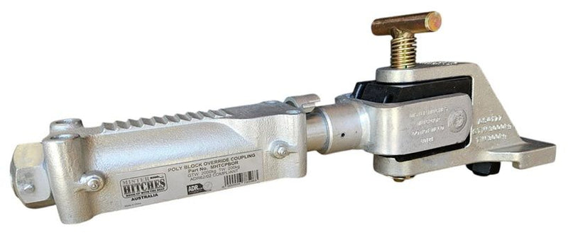 Mister Hitches Car Adapter Cast Steel & Pin Suits Poly Block Off Road Coupling Treg Trigg Style