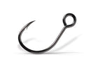 7 Pack of Size 1 VMC 7237CB Super Light Inline Fishing Hooks - Coastal Black