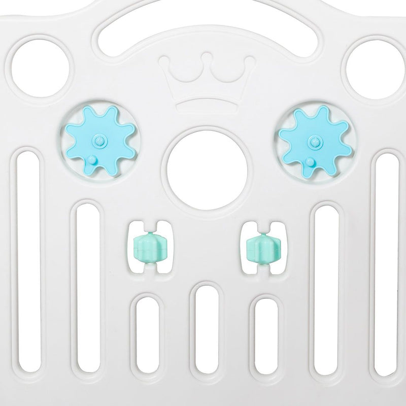 Bopeep Kids Playpen Baby Safety Gate Toddler Fence Child Play Game Toy 22 Grey