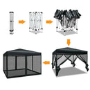 Gazebo with Mesh Walls