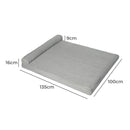 Pawz Pet Dog Bed Memory Foam Orthopedic Waterproof Washable Grey XXL