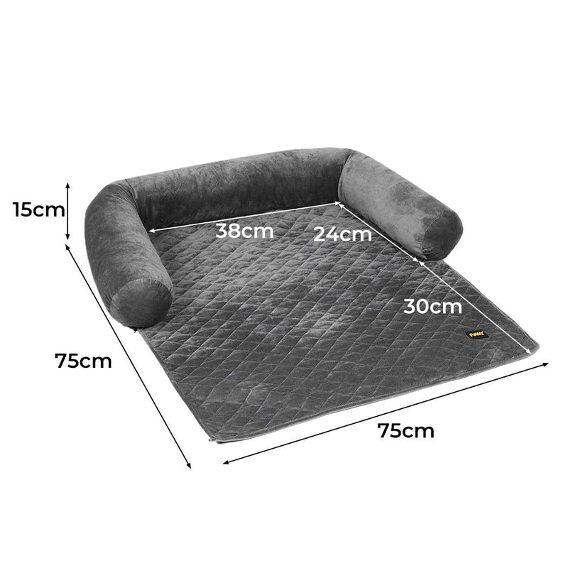 Pawz Kids Pet Protector Sofa Cover Dog Cat Non-slip Couch Cushion Slipcovers M