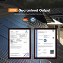 San Hima 4X 110W PERC Solar Panel Kit Mono Multi-busbar Bypass Diode Tech 5MM