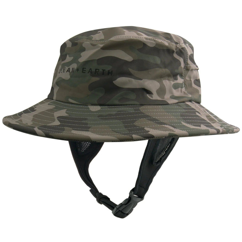 Ocean & Earth Bingin Adult Lightweight Soft Peak Full Brim Surf Hat (Camo)