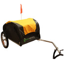 ProSeries Dual Wheel 40kg Capacity Bike Cargo Trailer (Black/Yellow)