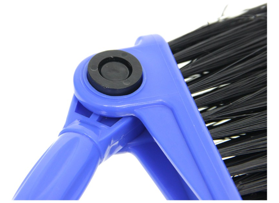 Camco Adjustable Broom With Clip On Dust Pan