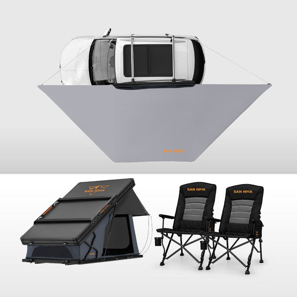 San Hima Kalbarri X & 180° Awning & Chairs Value Bundle