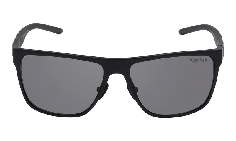 Ugly Fish Volcano PC23900 Aluminium Black Frame/Smoke Lens Polarised Sunglasses