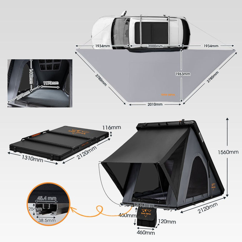 San Hima Kalbarri Lite & 180° Side Awning Bundle Saver