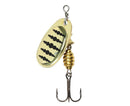 Size 3 TT Lures Spintrix Inline Spinner Lure Rigged with Mustad Treble Hook