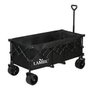 Lambu Folding Wagon Cart 300L Garden Outdoor Camping Shopping Trolley Wheels