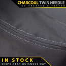 Ford Ranger PX I Retro Canvas Rear Row Seat Covers (In Stock)