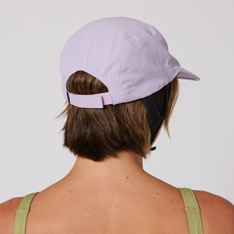 Ocean & Earth Indo One Size Fits All Adult Stiff Peak 5-Panel Surf Cap (Pale Lilac)