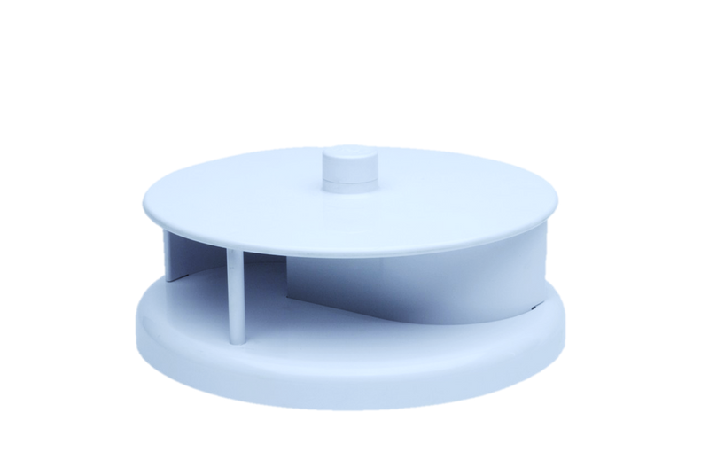 OZVENT Rotary Vent White PVC