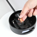 Yezi 50cm Large Wall Clock Modern Big Numeral Metal Round Face In/Outdoor Decor